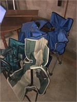 3 Camping Chairs