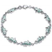 Lovely Turquoise Sea Horse Bracelet