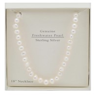 White Pearl Necklace By " The Essential Pearl "