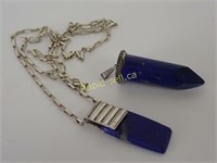 Sterling Silver & Lapis Lazuli Pendants