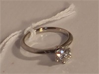Tiffany Diamond Solitaire Ring .97 CT Diamond