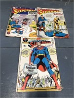 3 SUPERMAN COMIC BOOKS- .10-.15 CENT