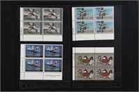 US Stamps Duck Stamps Plate Blocks $1685