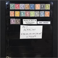 US Stamps Perf 11 Washington Franklins #498//518