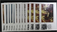 US Stamps 38 Large Size FDCS