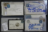 France Stamps 19th Century Cover lot of 28