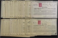 US Stamps Documentary Revenues 150+ on documents