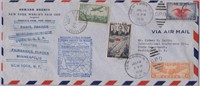 US Stamp Cover 1939 Hughes Round the World Rare Fl