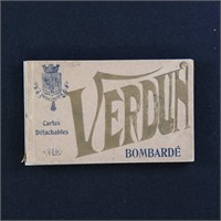 France Postcard Souvenir Booklet WWI Verdun Bombar