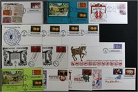 US Stamps Chinese New Year FDCs (38) and Programs
