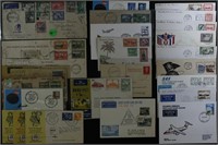 Worldwide Stamps 30+ First Flight Covers, nice gro