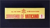 Vatican Souvenir color slides - 60 in fold-out pre