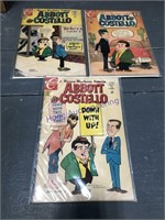 3- ABBOTT CASTELLO .12 CENT COMIC BOOKS