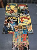 5 SUPERBOY COMIC BOOKS - .15 CENT