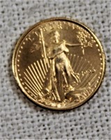 1999 1/10oz gold coin