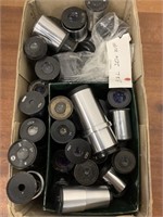 Box lot of over 50 oculars (eyepieces)