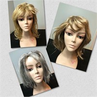 Collection of Synthetic Wigs