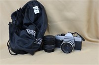 Praktica Camera,Lens & Bag