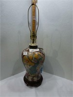 NEW Oriental China Lamp 29" High