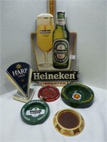 Nostalgic Beer Lot - Heineken Tin Sign 19.5"H
