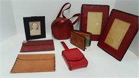 ASSORTED LEATHER PIECES
