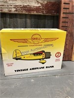SPEC CAST SHELL VINTAGE AIRPLANE BANK