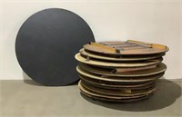 (13x The Bid) Round Folding Tables