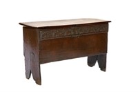 WILLIAM & MARY FOOTED CHEST
