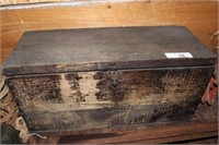 WOOD BOX WITH HANDLES