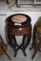 CHERR PLANT STAND WITH MARBLE TOP