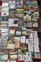 60+ old Victorian postcards ca 1909-1910