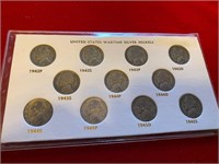 WARTIME SILVER NICKLES