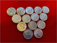 KENNEDY HALF DOLLARS 1960'S TO 70'S