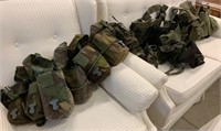 Large Lot of Military-Canteens-Belts and Pouches