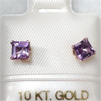 $160 10K  Amethyst Earrings