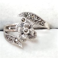 $150 Silver Marcasite Ring