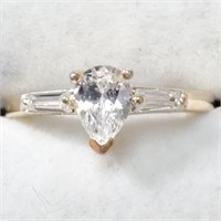 $160 Silver CZ Ring