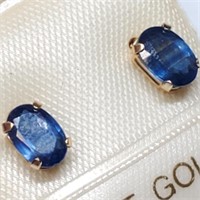 $240 14K  Sapphire Earrings