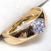 $160 Silver Tanzanite Ring