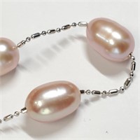 $270 Silver Pearl Bracelet