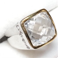 $120  Crystal(5.7ct) Ring