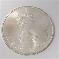 $900 Silver Canadian 5 Dollars Coin