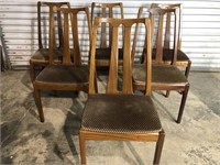 SET 6 MCM CHAIRS BY NATHAN FURNITURE