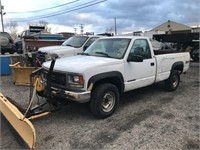 1999 GMC 3500 4X4 Plow Truck