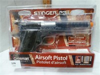 Crosman Airsoft Pistol Toy - Packaging Opened