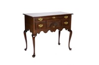 AMERICAN FEDERAL QUEEN ANNE STYLE LOWBOY