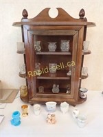 Hanging Display Cabinet and Collection