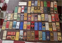 70 old advertising matchbooks Texas 1930s 40s