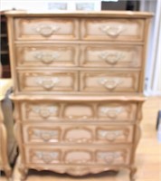 French Provincial tall chest