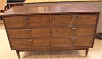 Vintage MCM 6 drawer dresser